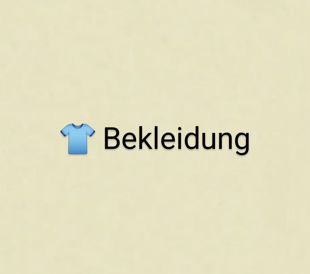 👕 Bekleidung