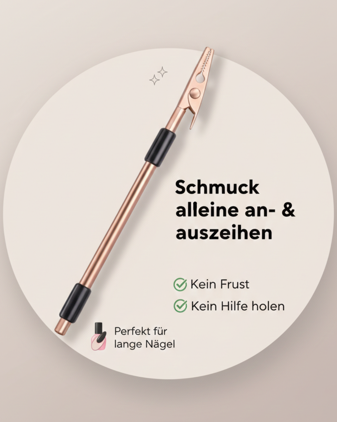 Deine Vorteile mit Schmuckverschluss-Helfer